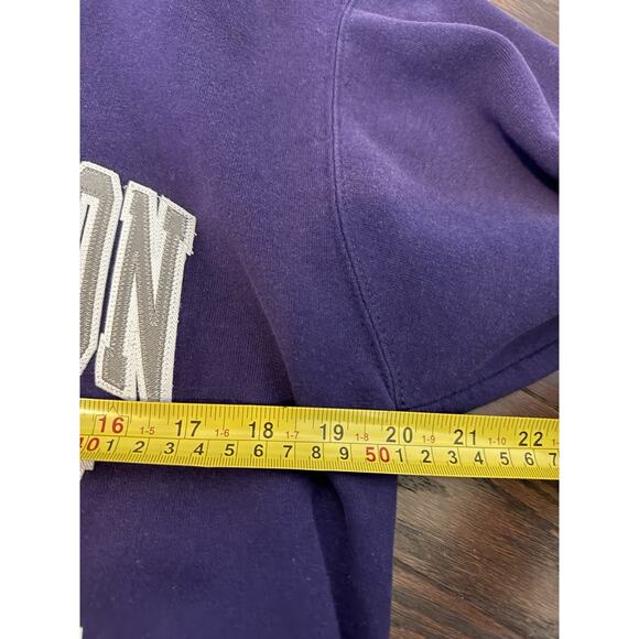 Champion Grand Canyon University Sweatshirt M – Purple Crewneck Embroidered Logo - Picture 6 of 6